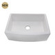 porcelain kitchen sink, porcelain apron sink, porcelain farmhouse sink