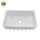 porcelain kitchen sink, porcelain apron sink, porcelain farmhouse sink