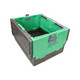 Plastic Turnover Box, Foldable Logistics Crates, Heavy Duty Crates