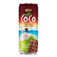 chocolate coconut water, pure coconut water, rita coco, chocolate drink, healthy beverage, oem drink