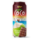 chocolate coconut drink, coconut water chocolate, rita beverage, healthy drink, 500ml canned drink